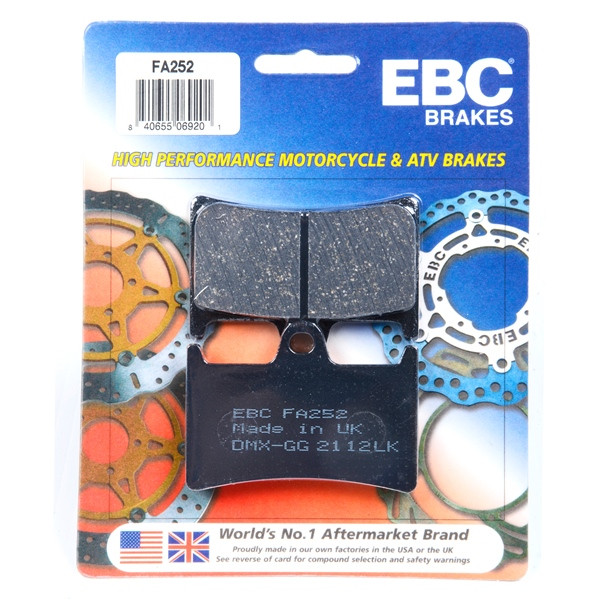 EBC  Organic Brake Pad Organic - Front Right, Front left - 007843