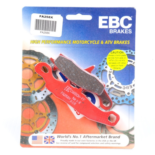 EBC  “X” Series Moto-X Sport & Enduro Brake Pad Organic - 007845