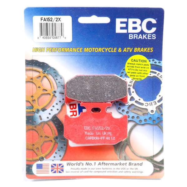 EBC  “X” Series Moto-X Sport & Enduro Brake Pad Organic - Rear left - 007979
