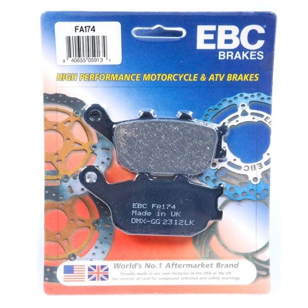EBC  “X” Series Moto-X Sport & Enduro Brake Pad Organic - 007980