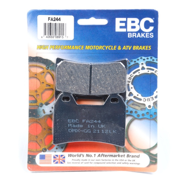 EBC  Organic Brake Pad Organic - Left, Right, Front Right, Front left, Rear Outer - 007989