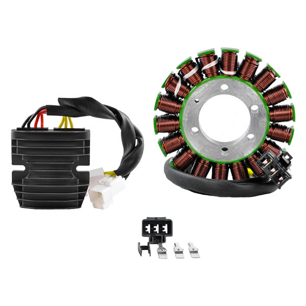 Kimpex HD Generator Stator & Aluminum Mosfet Voltage Regulator Kit Fits Honda - 225767 - 225767