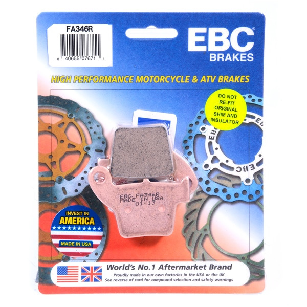 EBC  “R“ Long Life Sintered Brake Pad Sintered metal - Rear Right, Rear left - 008433