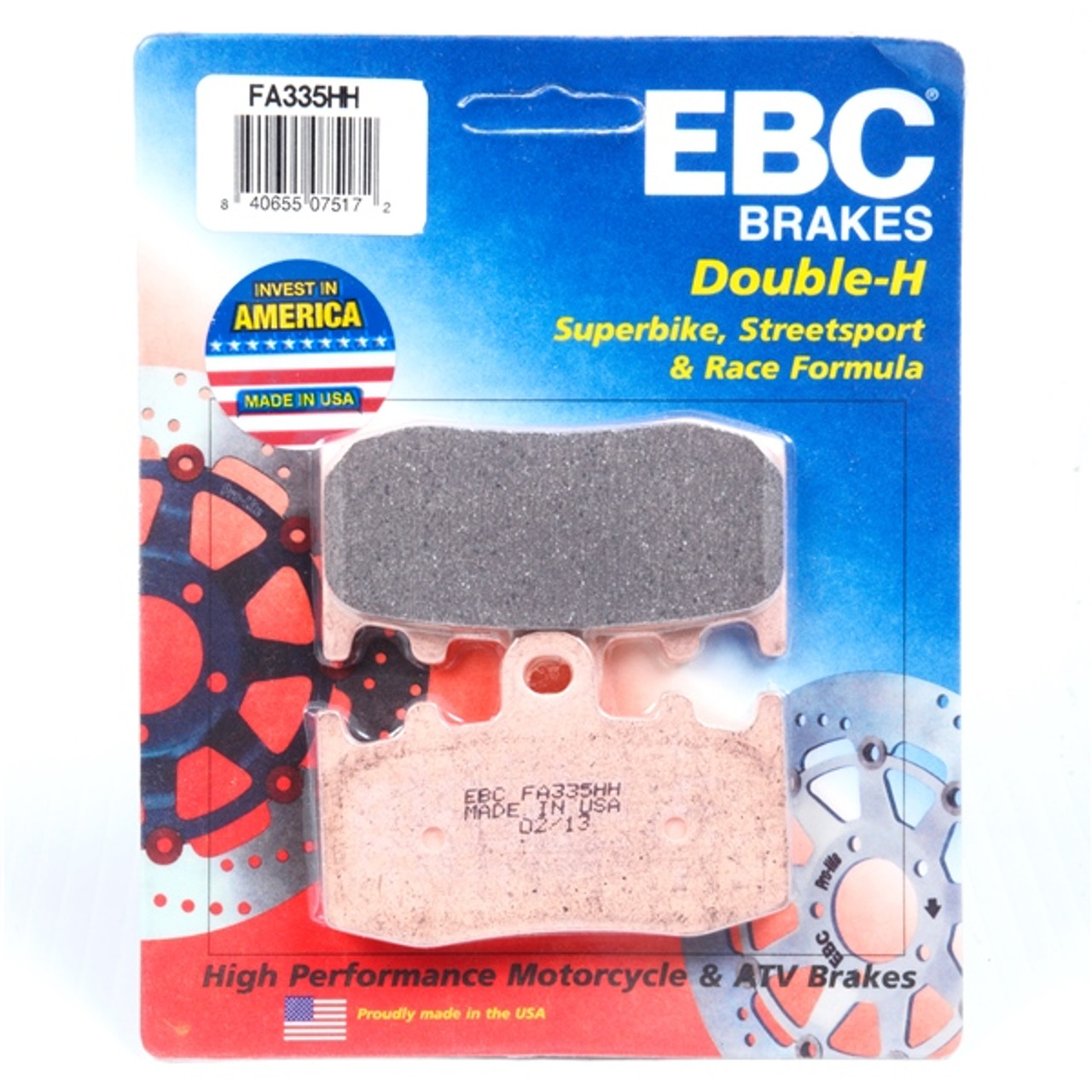 EBC  Double-H Superbike Brake Pad Sintered metal - Front - 008443