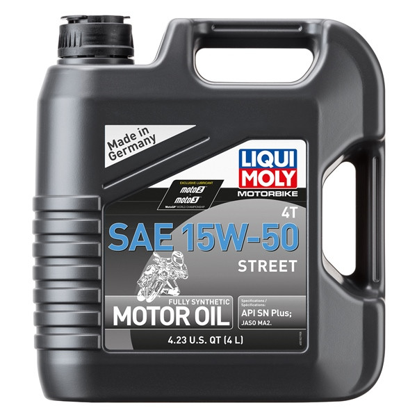 Liqui Moly Oil 4T Synthetic Street 15W50 - 4 L  - 153237