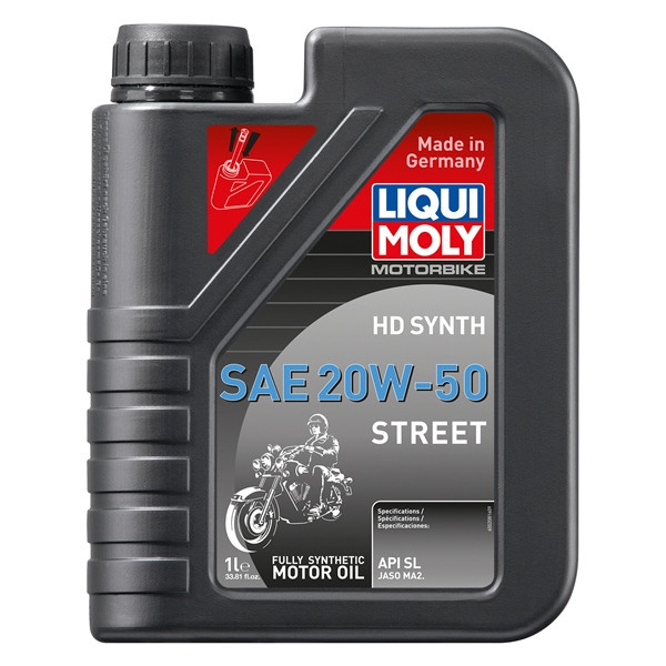 Liqui Moly Oil 4T HD Synthetic Sport Street 20W50 - 1 L  - 153245