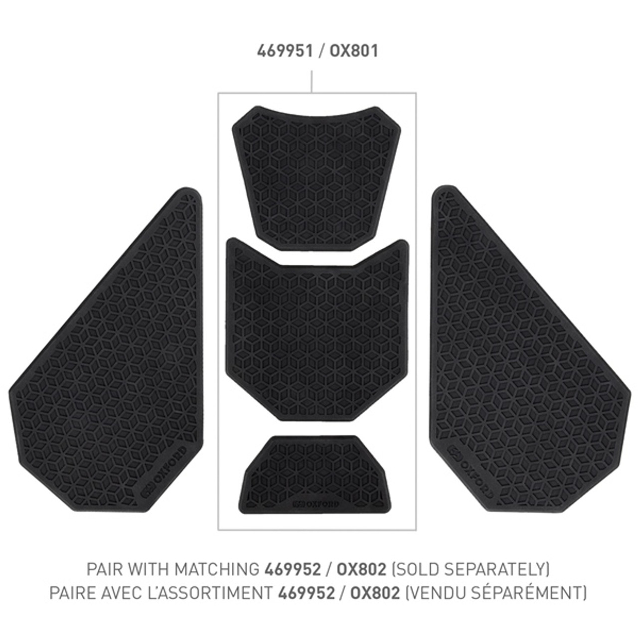 Oxford Products Gripper ADV Tank Pad - 469951