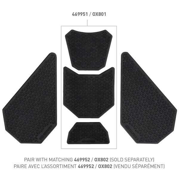 Oxford Products Gripper ADV Tank Pad - 469951