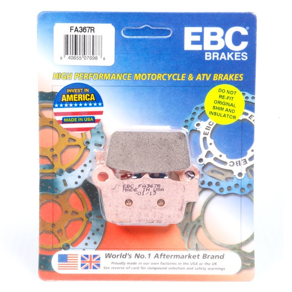 EBC  “R“ Long Life Sintered Brake Pad Sintered metal - Rear Right, Rear left - 008478