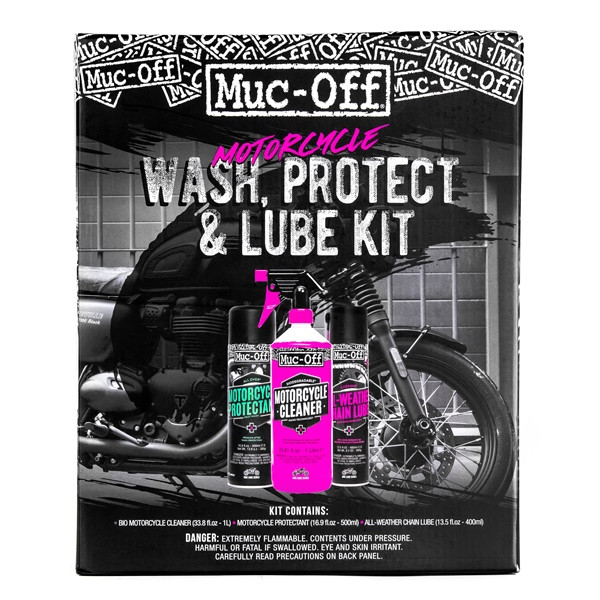 Muc-Off Motorcycle Clean Protect and Lube Kit - 184304