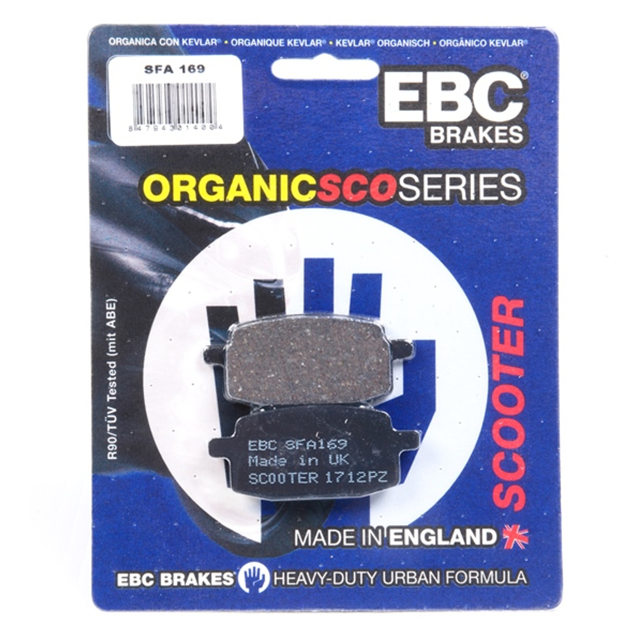 EBC  Organic Brake Pad Organic - Front - 008522