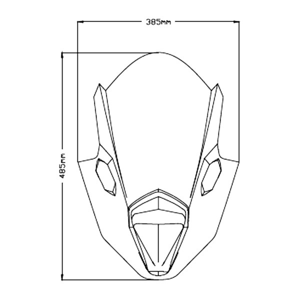 Puig Racing Windshield KAWASAKI - 361022