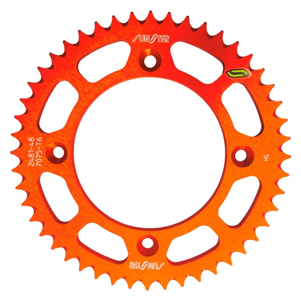 Sunstar Aluminum Rear Sprocket 428 - Fits KTM - Rear - 460666