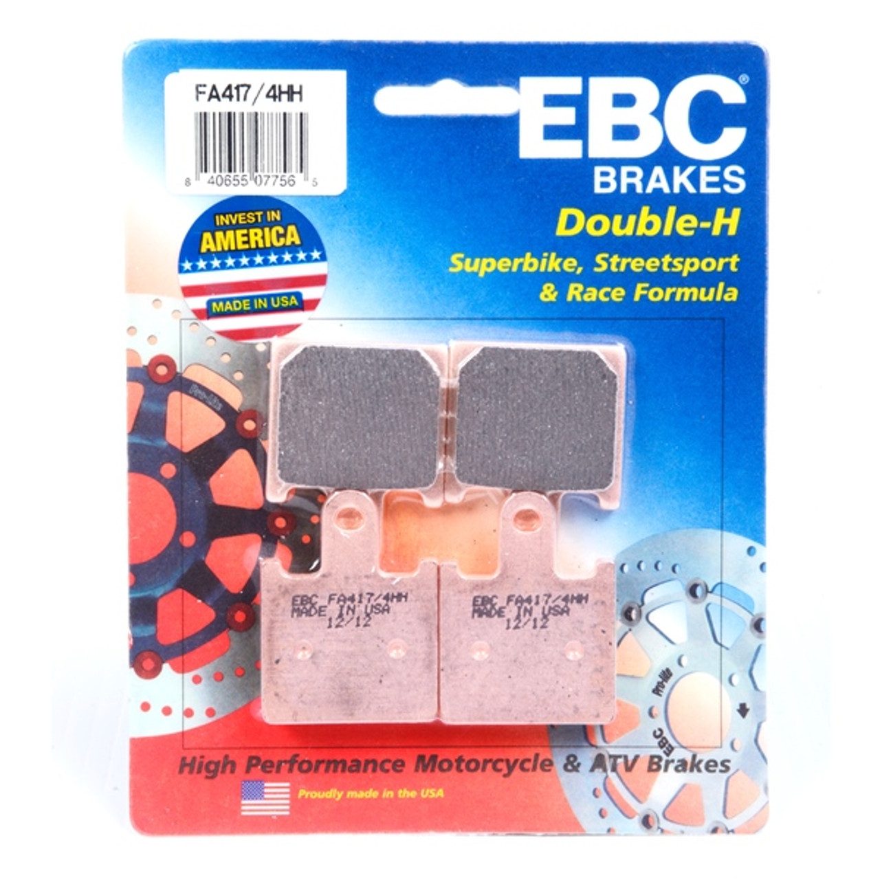 EBC  Double-H Superbike Brake Pad Sintered metal - Front - 008728