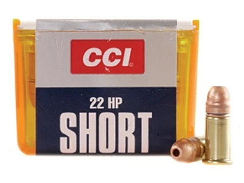 CCI Ammunition 22 Short 27 Grain HP, 100 Rounds