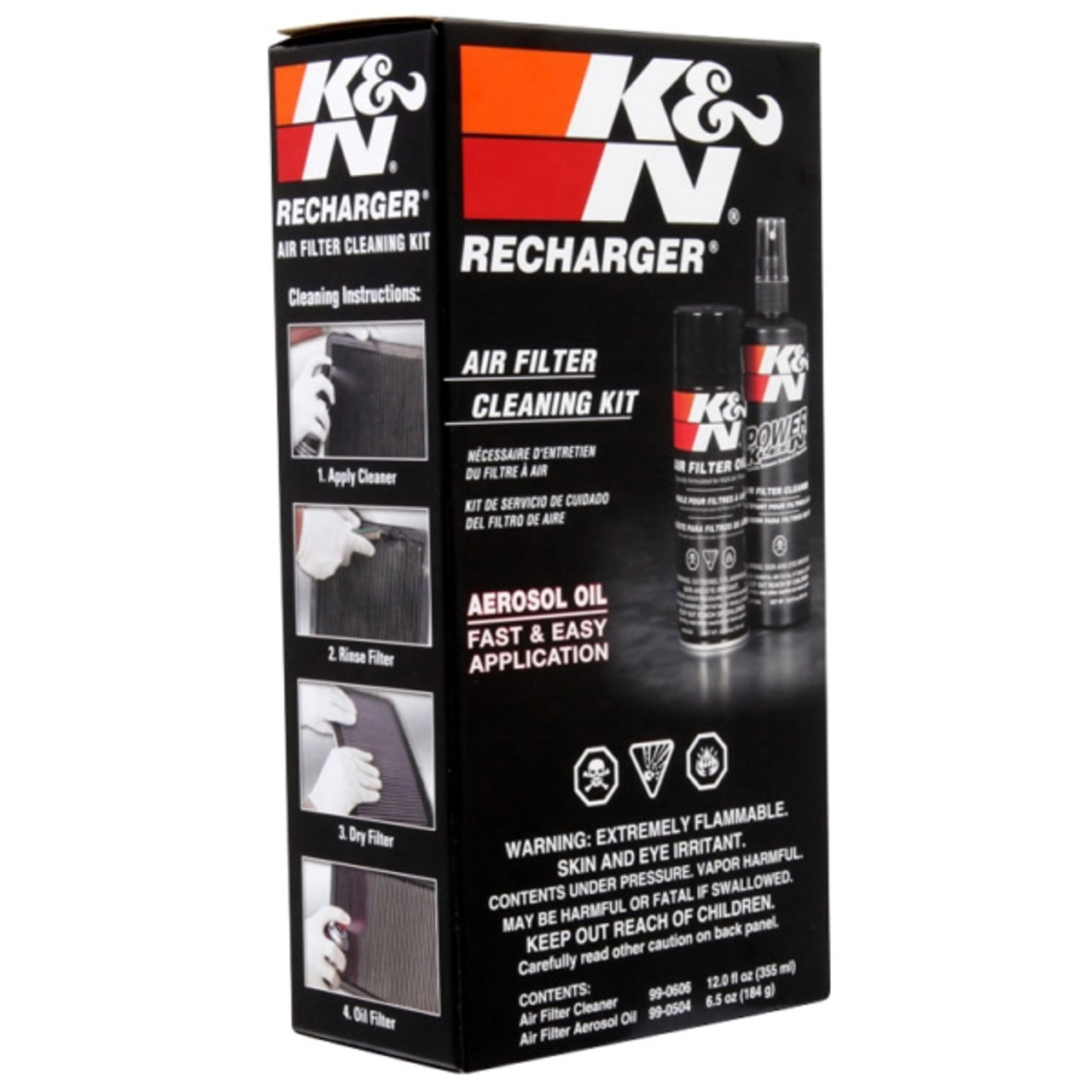 K&N Air Filter Oil and Cleaning - N - 076645