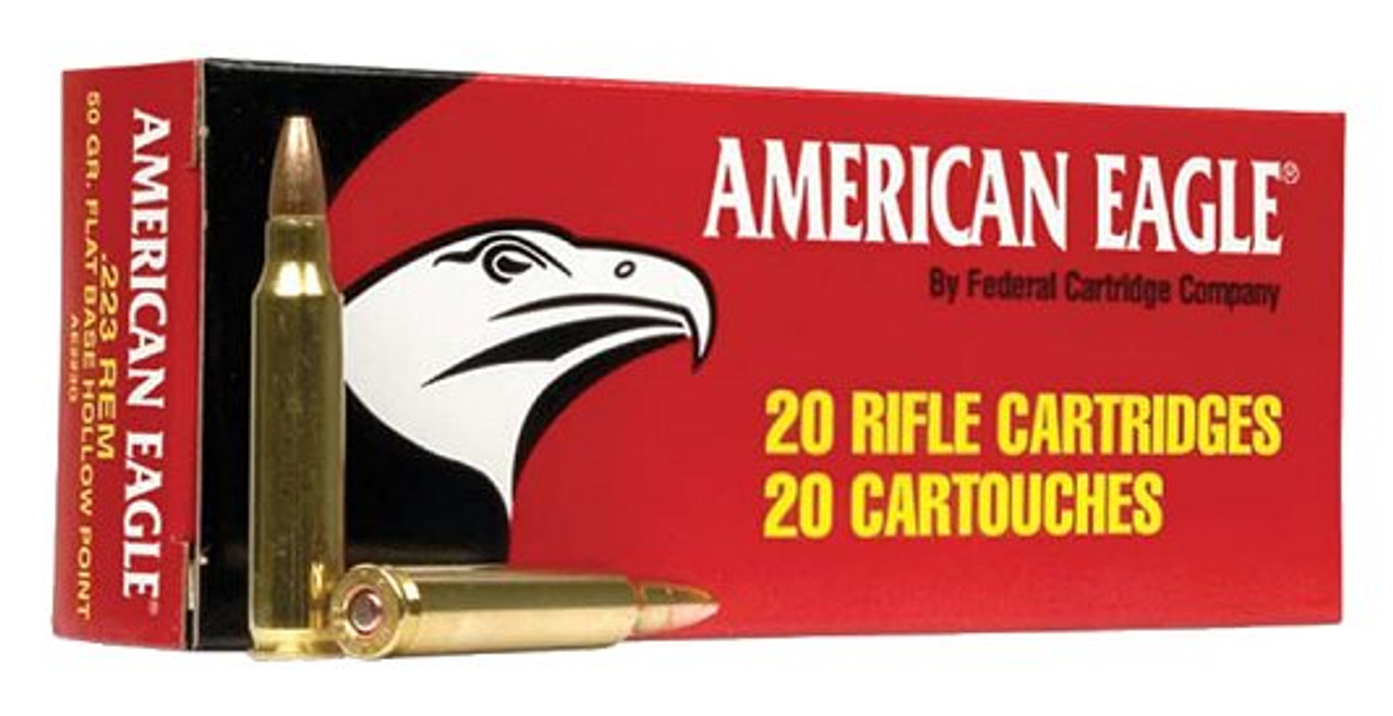 Federal American Eagle 223 50gr JHP, 20 Rounds