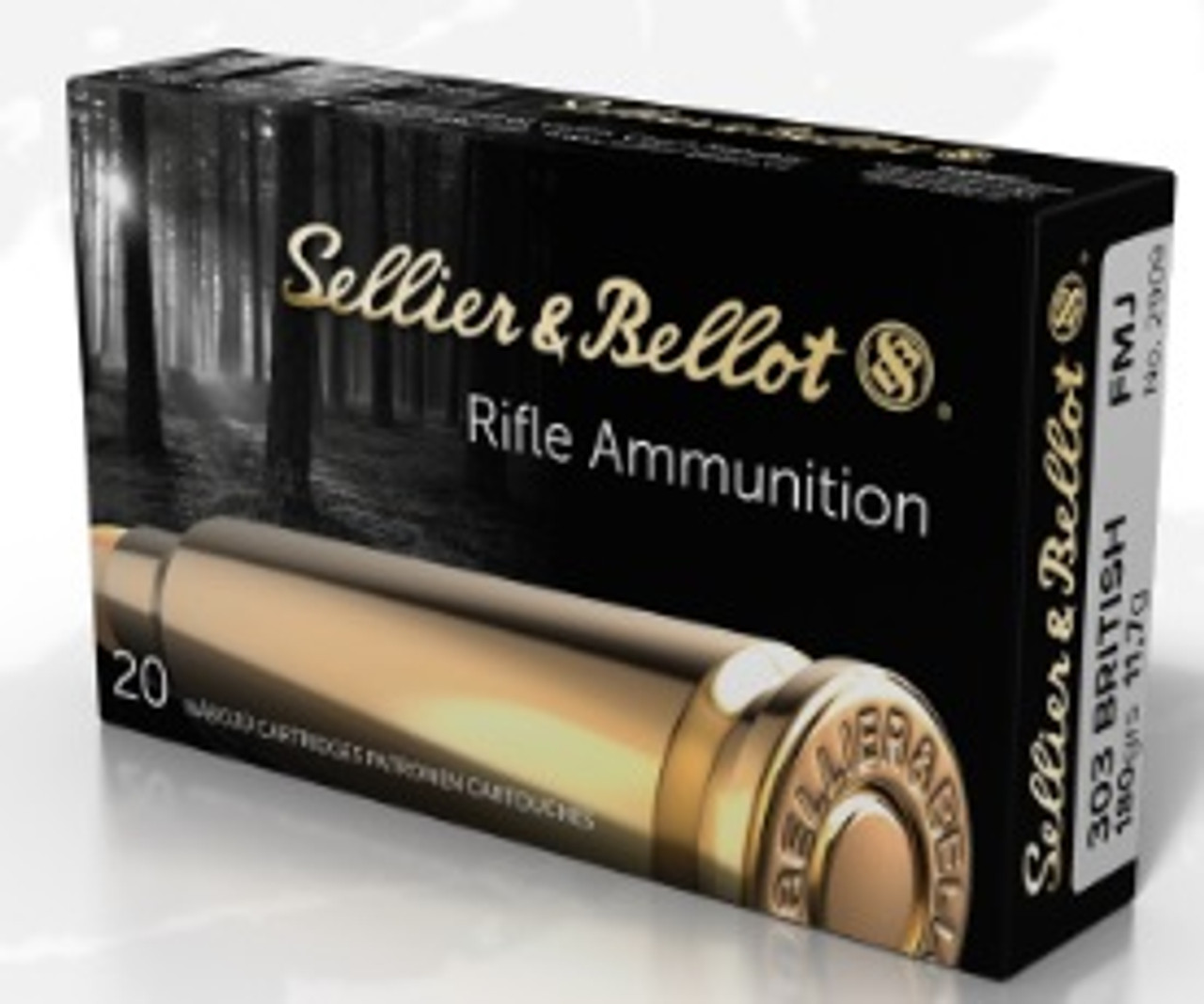 Sellier and Bellot 303 British 180gr FMJ Box of 20 rounds