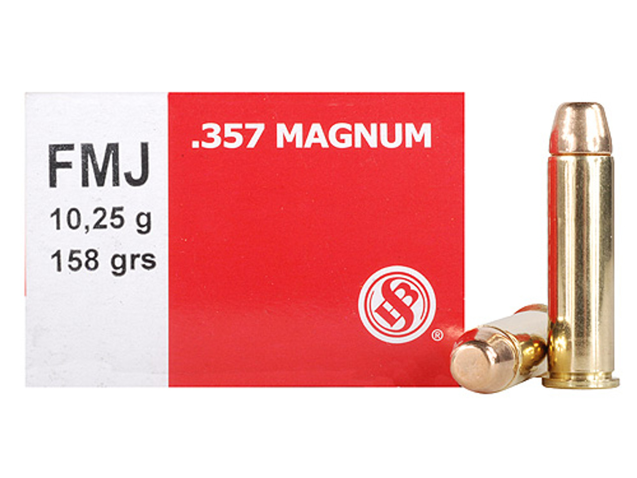 Sellier & Bellot 357 Mag 158gr FMJ Box of 50