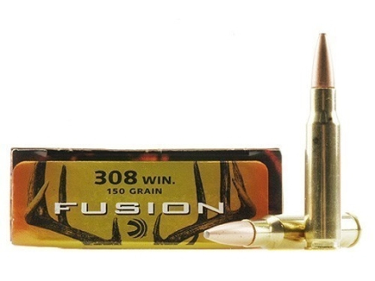 Federal Fusion 308 WIN, 150gr Spitzer Boat Tail, Box of 20