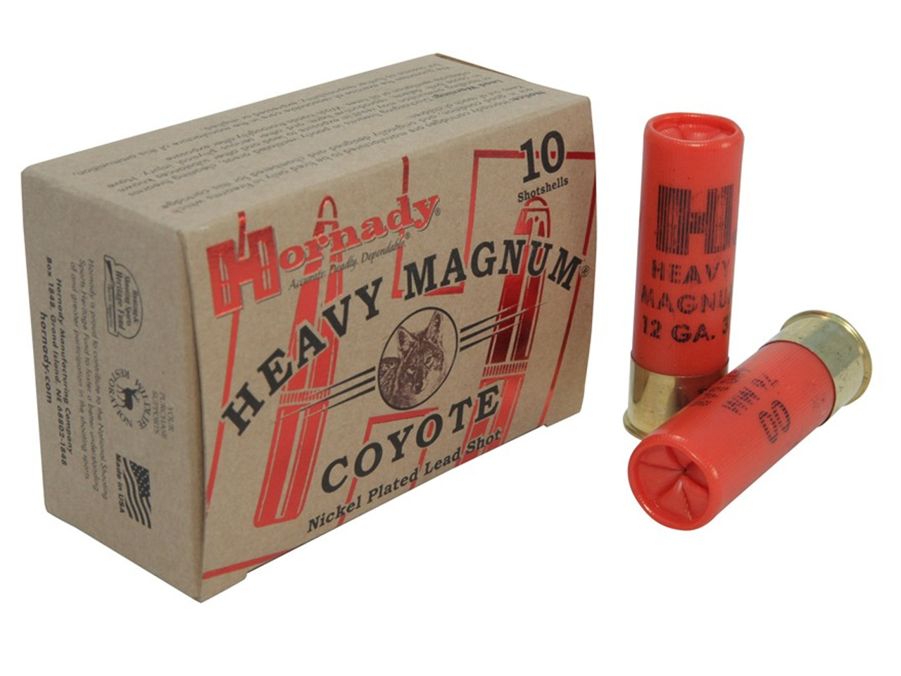Hornady Heavy Magnum Coyote 12ga 3" 00 Buck, Box of 10