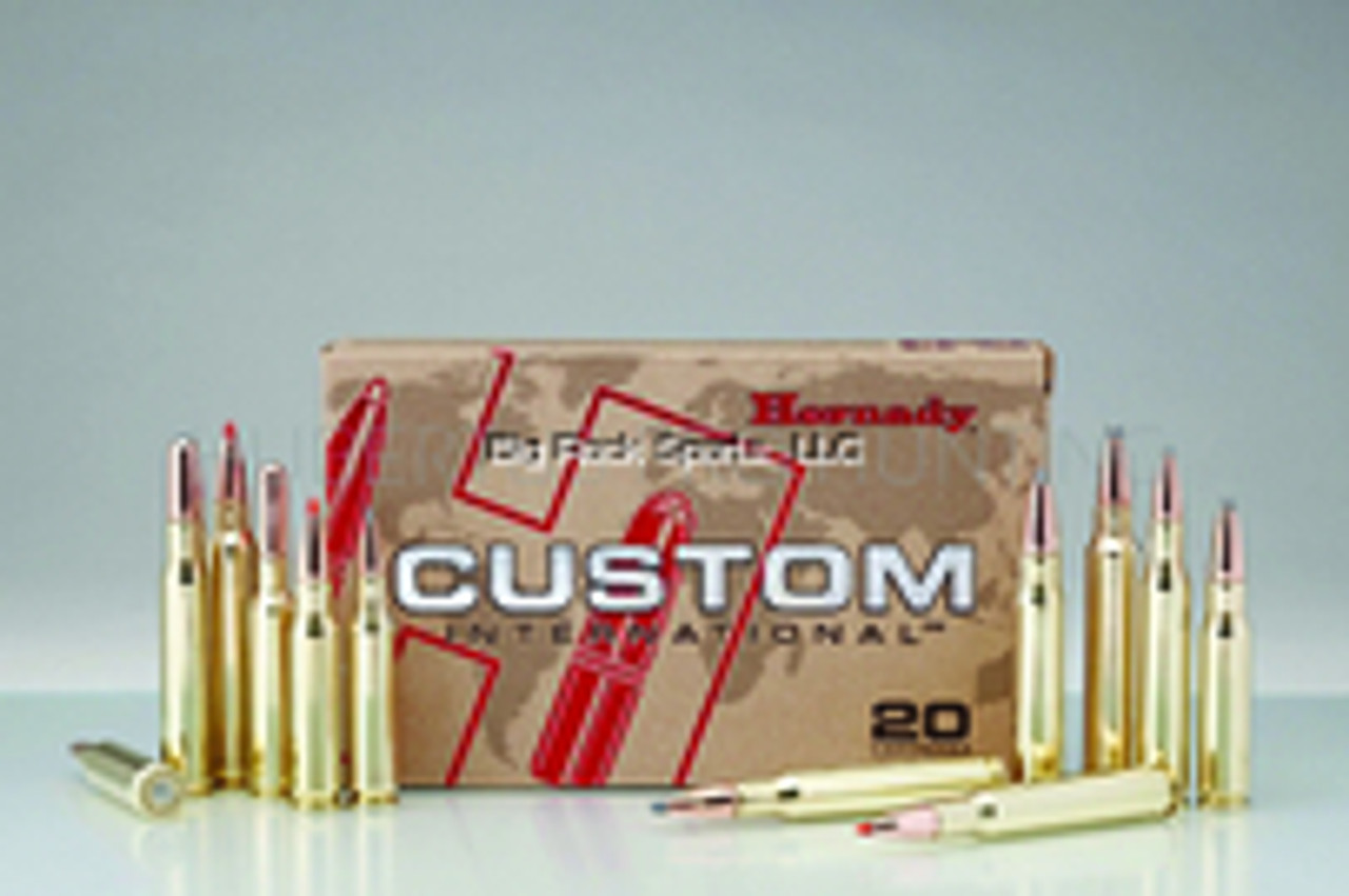 Hornady Custom Int'l 30-06 SPRG, 180gr Interlock SP, Box of 20