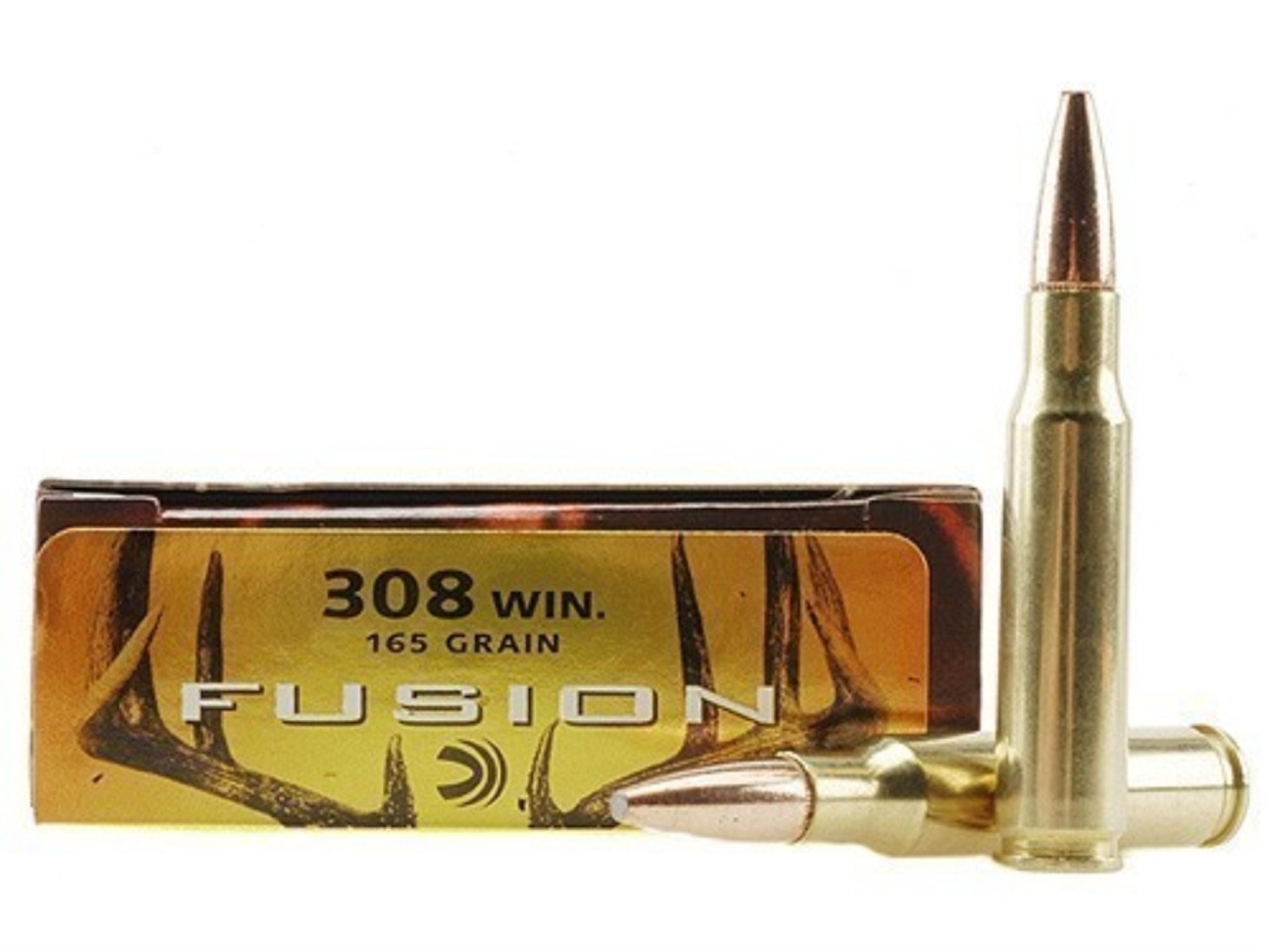 Federal Fusion 308 WIN, 165gr Spitzer Boat Tail, Box of 20