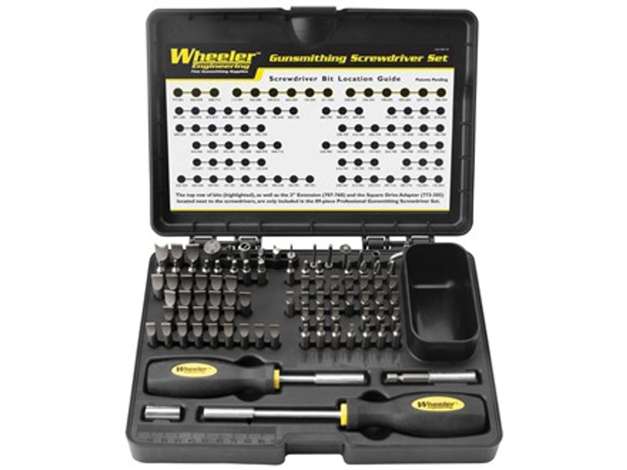 Wheeler 89-Piece Professional-Plus Gunsmithing Screwdriver Set