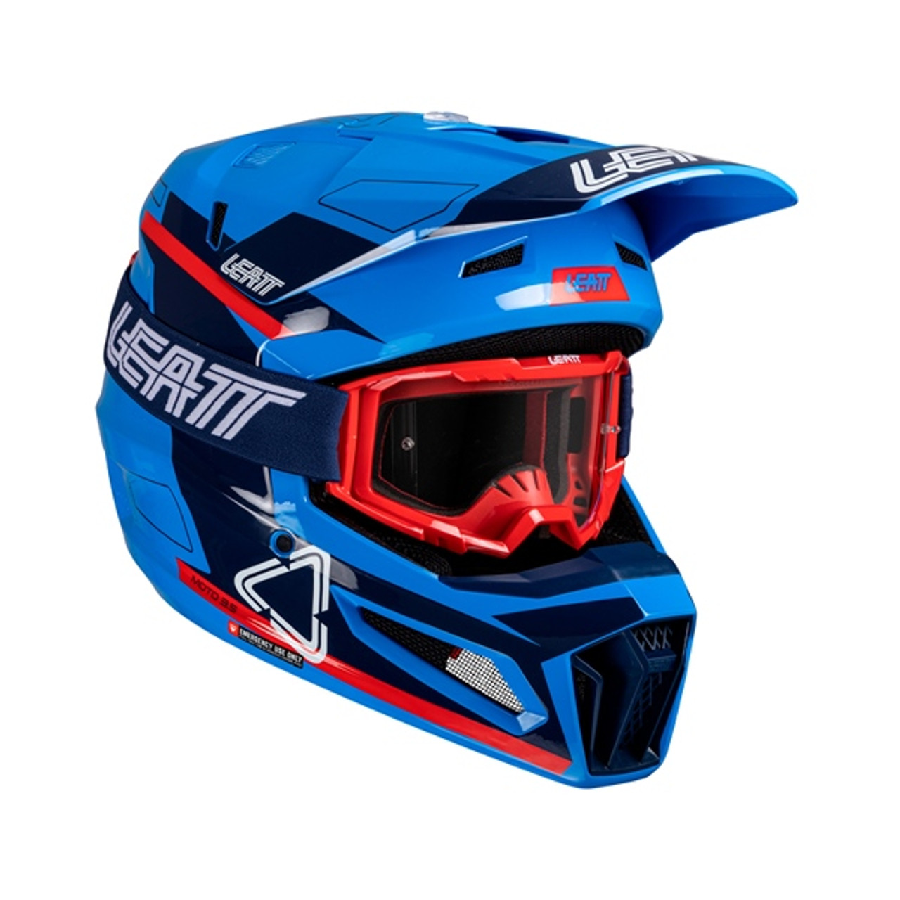 LEATT 3.5 Off-Road Helmet Kit V25 - Goggle Included - S - 462122
