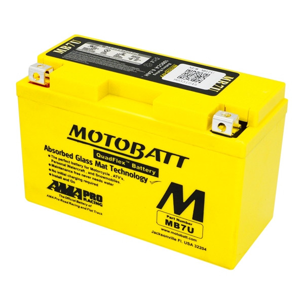 Motobatt Quadflex AGM Battery MB7U - 365070