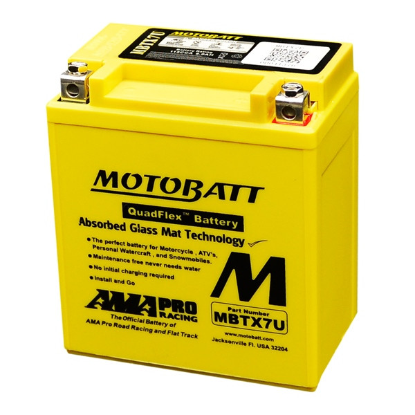 Motobatt Quadflex AGM Battery MBTX7U - 365071