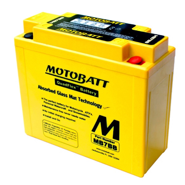 Motobatt Quadflex AGM Battery MB7BB - 365072