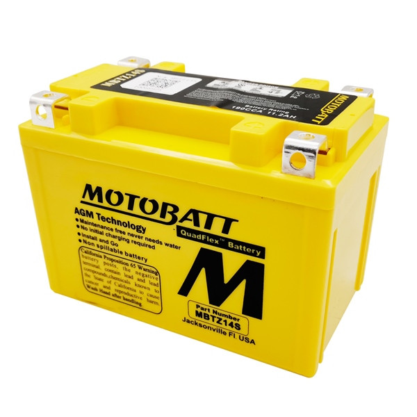 Motobatt Quadflex AGM Battery MBTZ14S - 365118