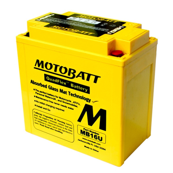 Motobatt Quadflex AGM Battery MB16U - 365119