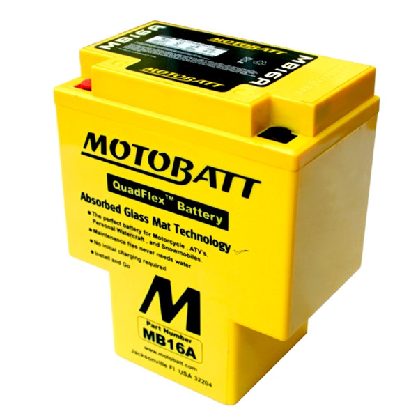 Motobatt Quadflex AGM Battery MB16A - 365120