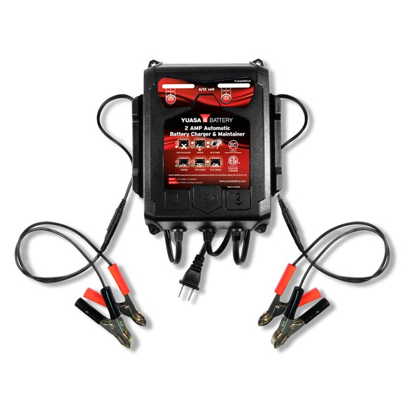 Yuasa Battery Charger & Maintainer Automatic 2A - 010993