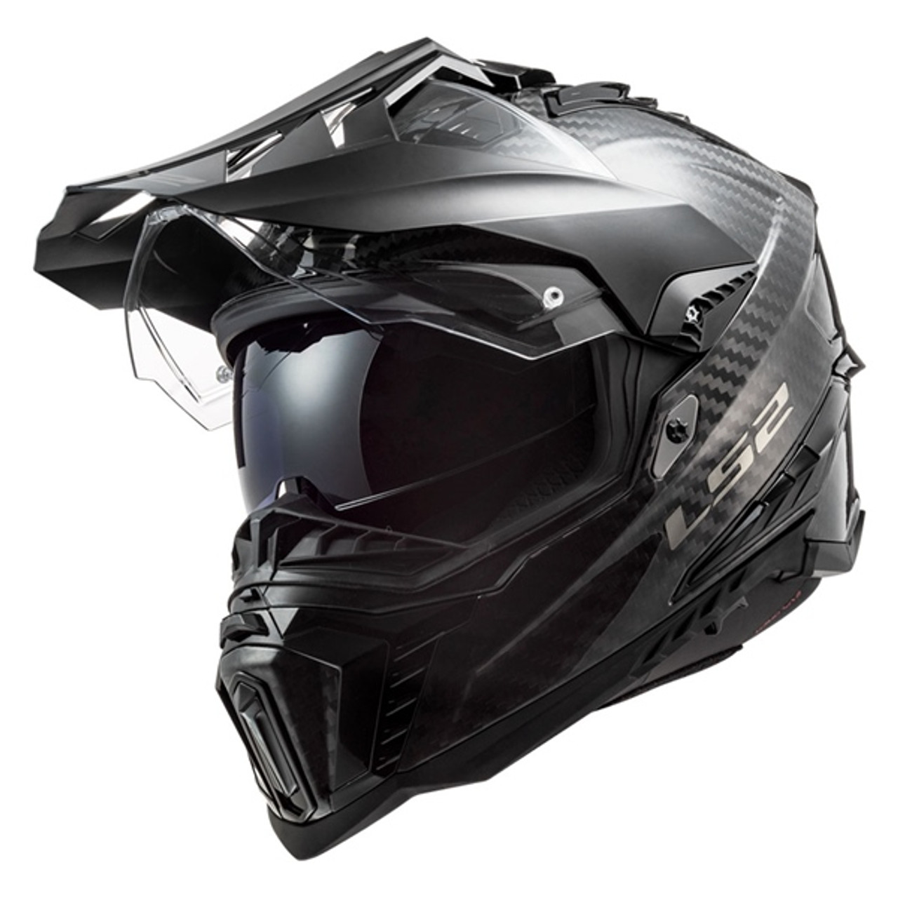 LS2 Explorer Carbon Off-Road Helmet Solid - Without Goggle - 3XL - 396177
