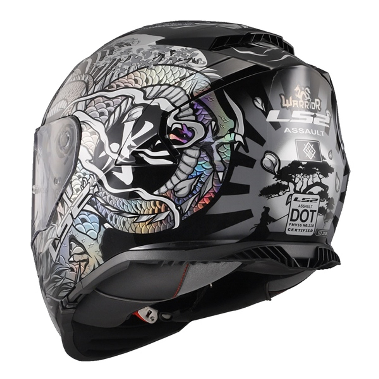 LS2 Assault Full-Face Helmet Warrior - Summer - XS - 396301