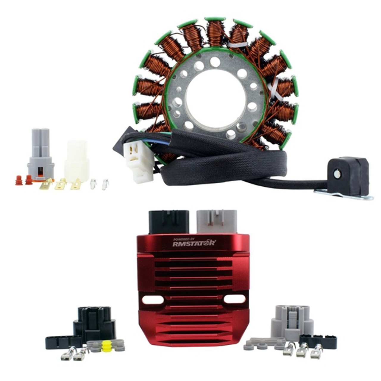 Kimpex HD Generator Stator & Mosfet Voltage Regulator Kit Fits Triumph - 225918 - 225918