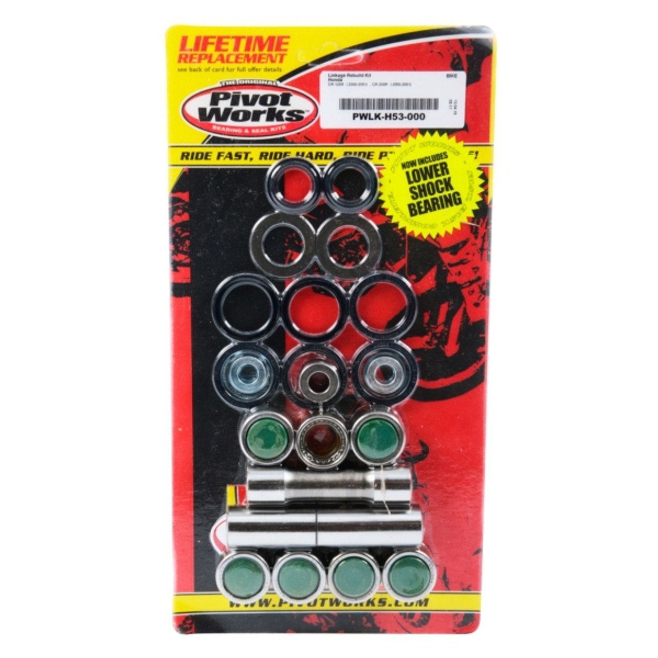 Pivot Works Suspension Linkage Rebuild Kit Fits Honda - 154040