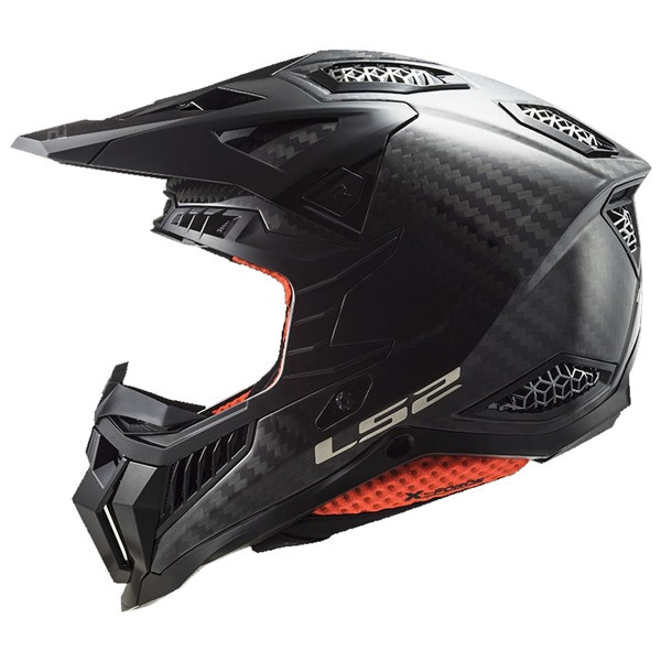 LS2 X-Force Carbon Off-Road Helmet Solid - Without Goggle - L - 396394