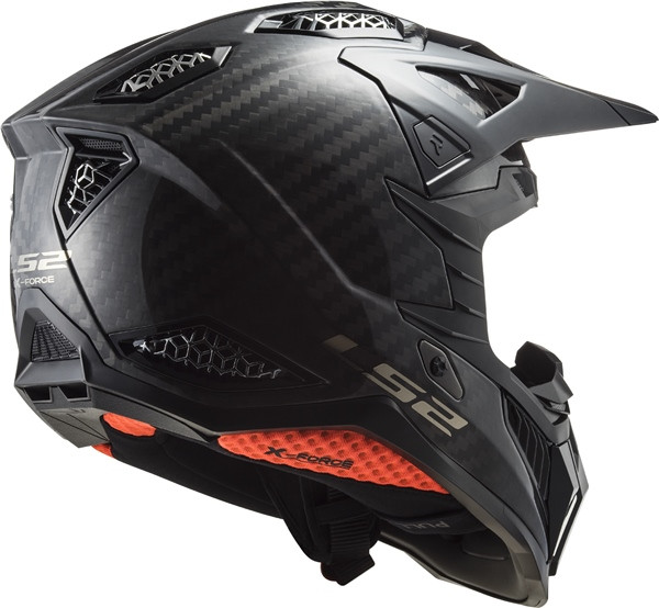 LS2 X-Force Carbon Off-Road Helmet Solid - Without Goggle - XL - 396395