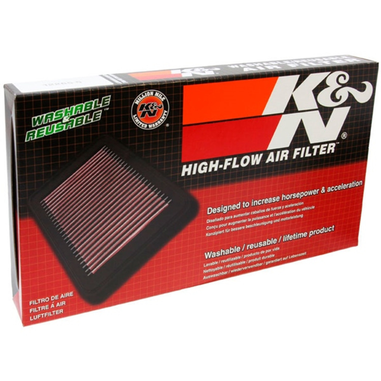 K&N High-Flow OEM Air Filter Fits Suzuki - 076786