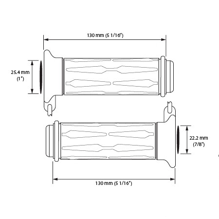 Koso Multi Adjustment Heated Grips 205198 - 205198