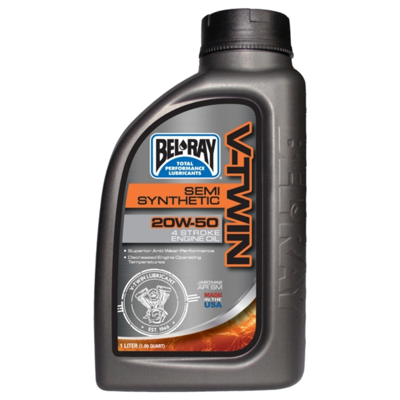 Bel-Ray Semi-Synthetic Motor Oil Multi-grade - 1 quart - 050172
