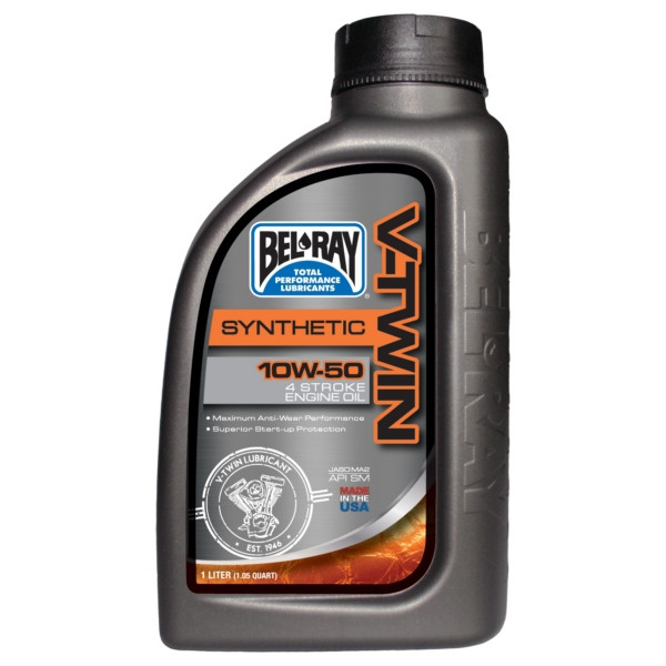 Bel-Ray V-Twin Synthetic Motor Oil Multi-grade - 1 quart - 050173