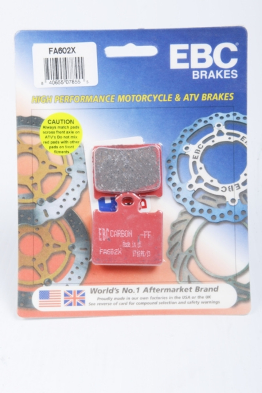 EBC  “X” Series Moto-X Sport & Enduro Brake Pad Carbon graphite - Rear - 107009