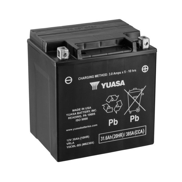 Yuasa Battery Maintenance Free AGM High Performance YIX30L-BS-PW - 912163