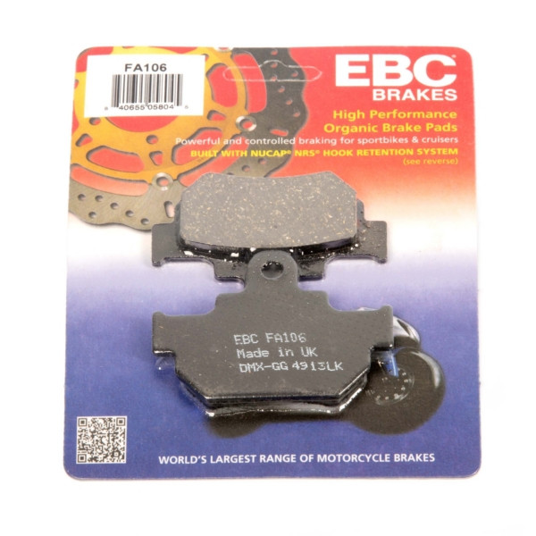 EBC  Organic Brake Pad Organic - Front left - 007023