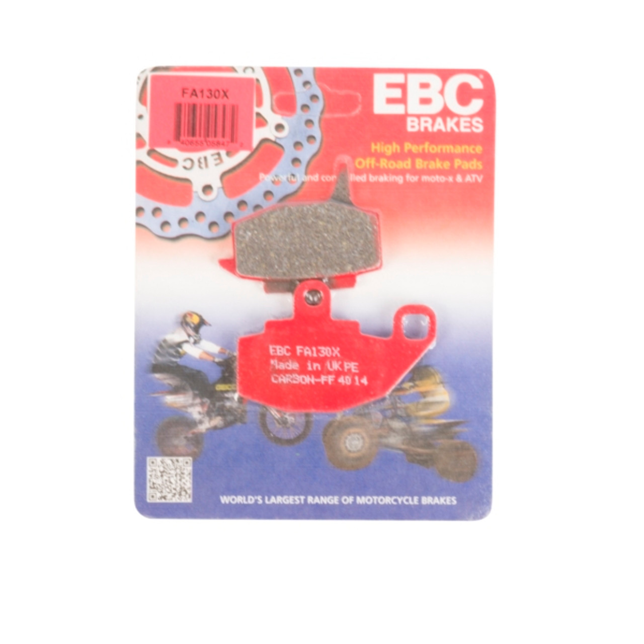 EBC  “X” Series Moto-X Sport & Enduro Brake Pad Carbon graphite - Front - 007028